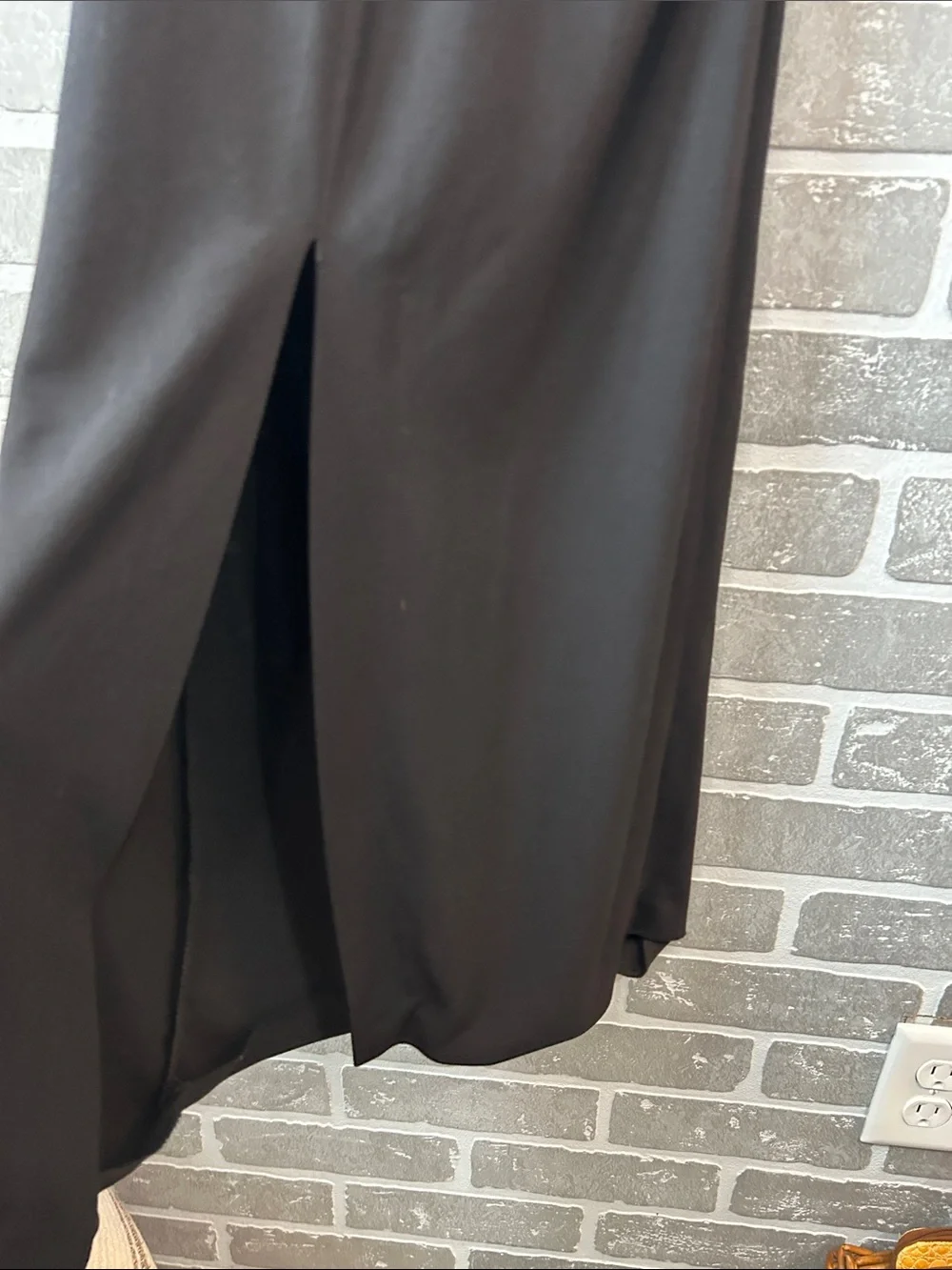 Zara Black Ruched Maxi Dress Medium Sleeveless Draped Evening Cocktail Formal